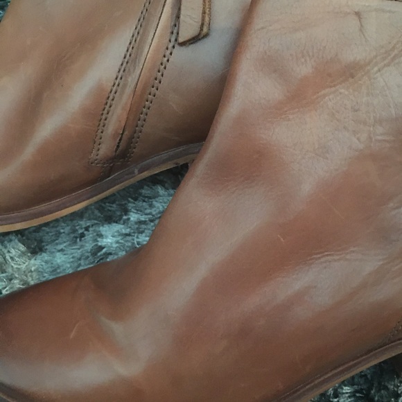 Sam Edelman size 6 1/2 Leather Almond boots NWT - Picture 6 of 8